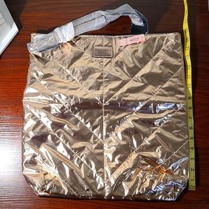 Victoria Secret rose gold tote